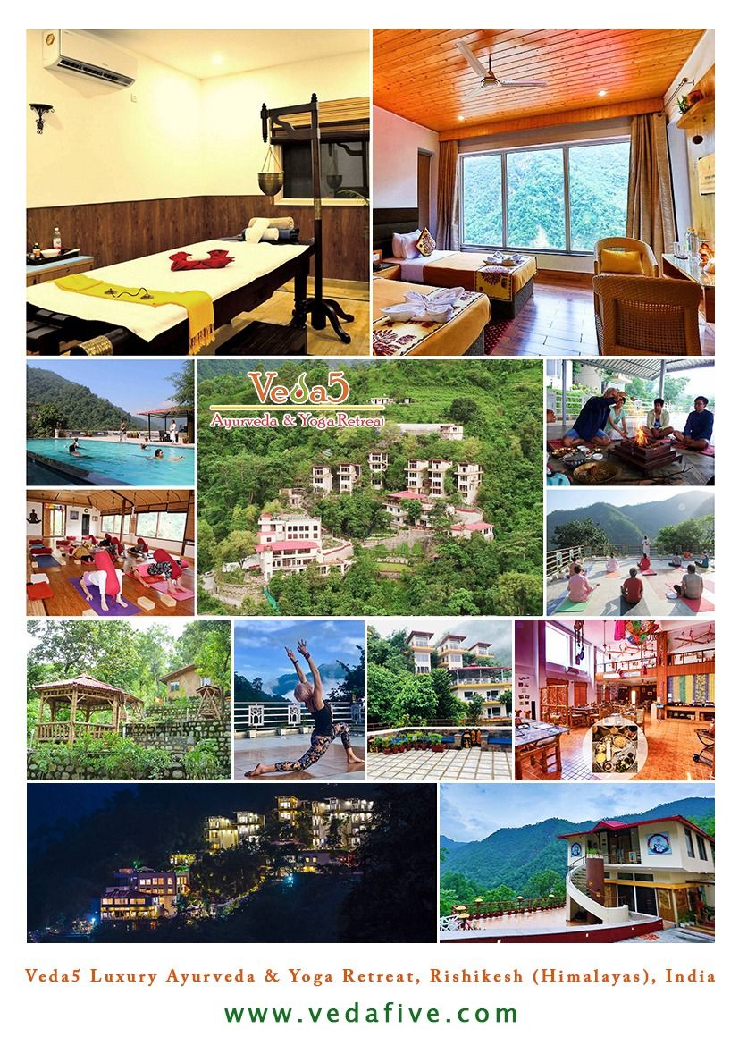 India Himalayas Rishikesh Ayurveda Yoga Luxury Retreat at Veda5