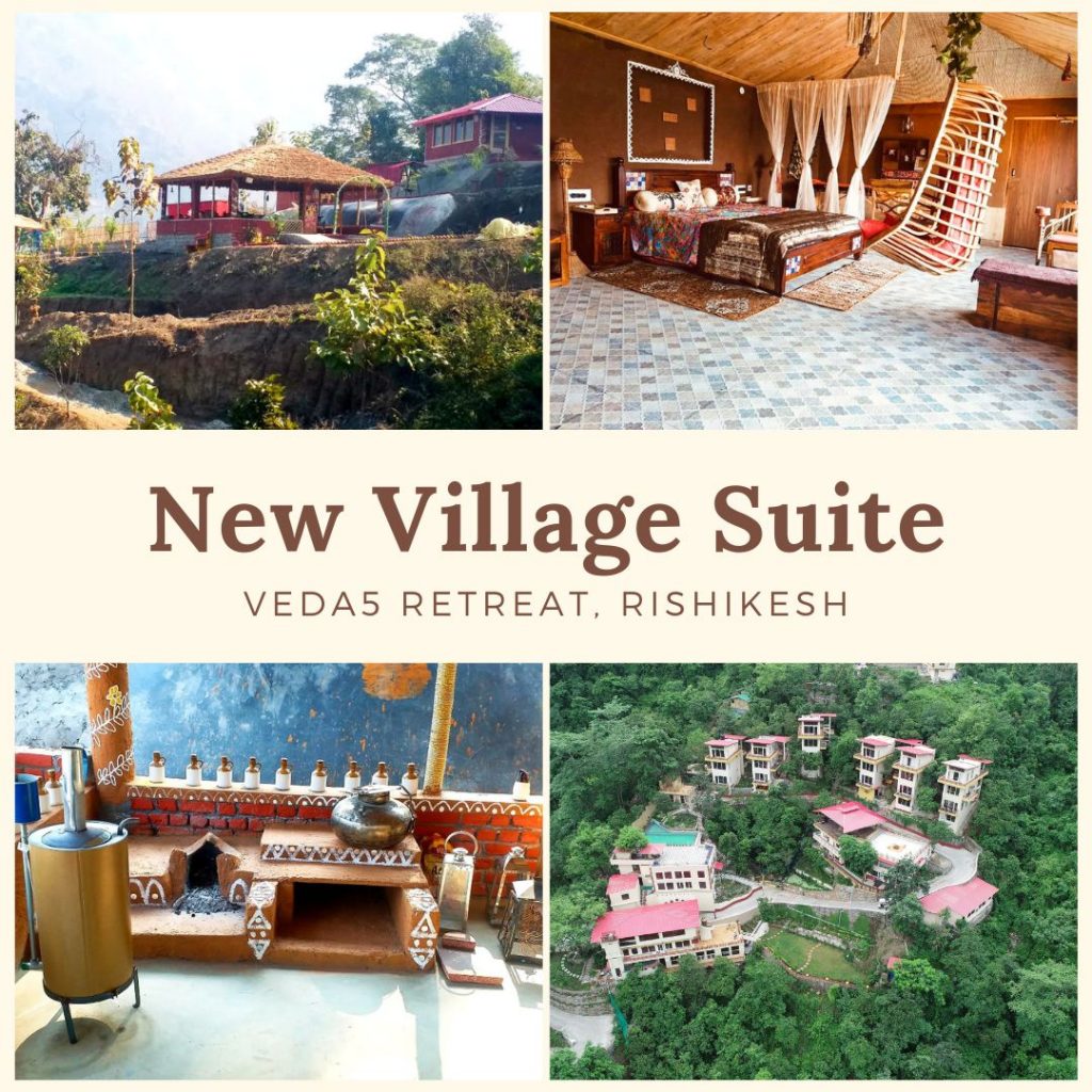 Veda5 Rishikesh - Himalayan Village Suite - Ayurveda Yoga Wellness Vacation