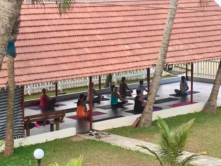 Yoga and Meditation at Ayurveda Living Village Kerala by Veda5 Wellness
