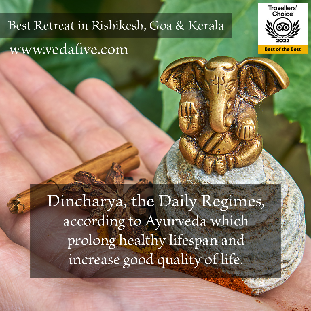 Dincharya (Daily Regimes) by Veda5, Best Ayurveda & Yoga Wellness
