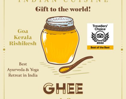 Ghee, India’s Gift to World by Veda5 Ayurveda & Yoga Wellness Retreat in Rishikesh, Kerala & Goa, India