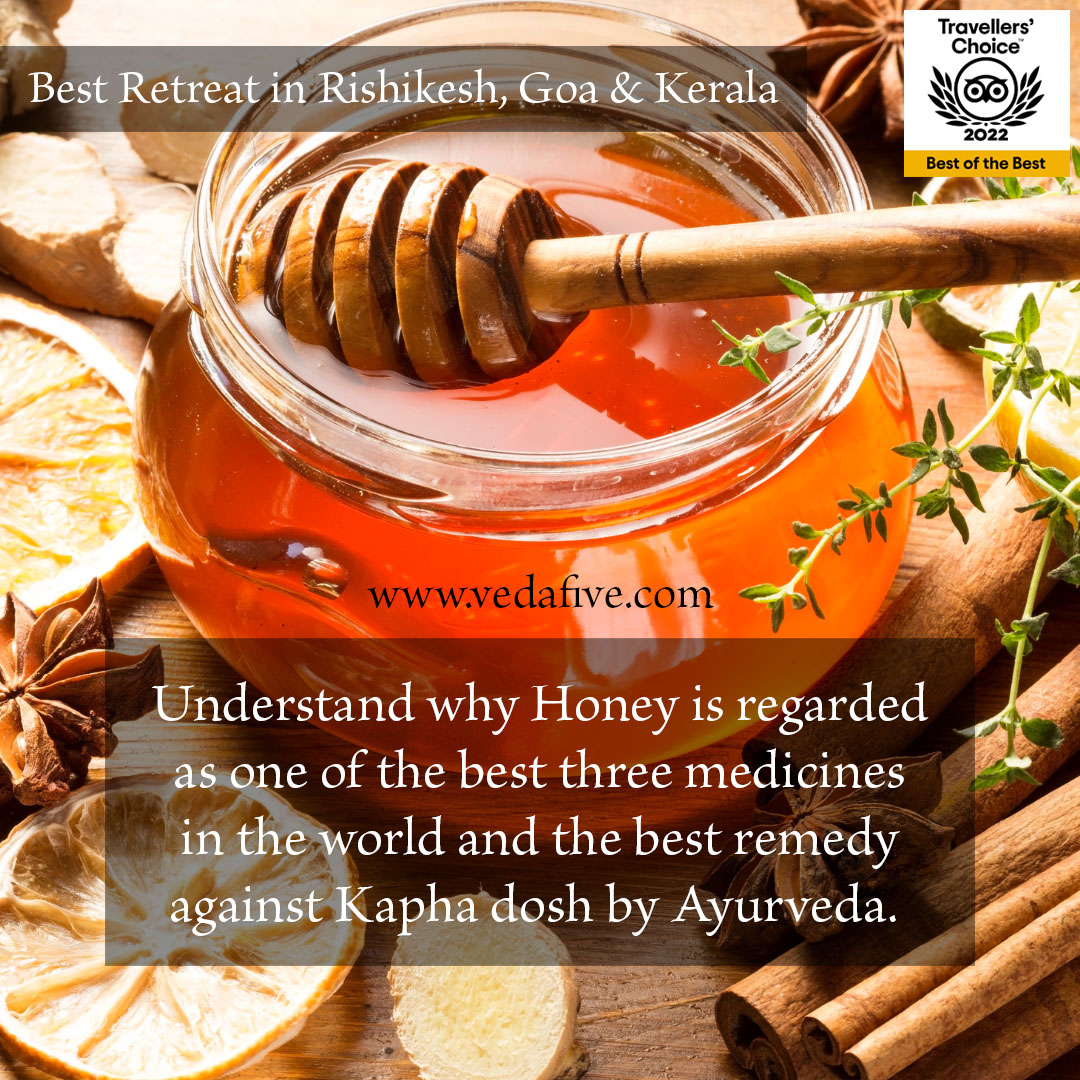 Honey and Ayurveda by Veda5 Ayurveda Yoga Wellness Retreat in Rishikesh Kerala Goa India