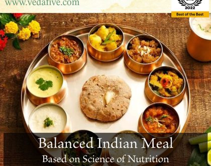 Balanced Indian Meal at Veda5, Best Ayurveda & Yoga Wellness Retreat in Rishikesh, Kerala & Goa, India