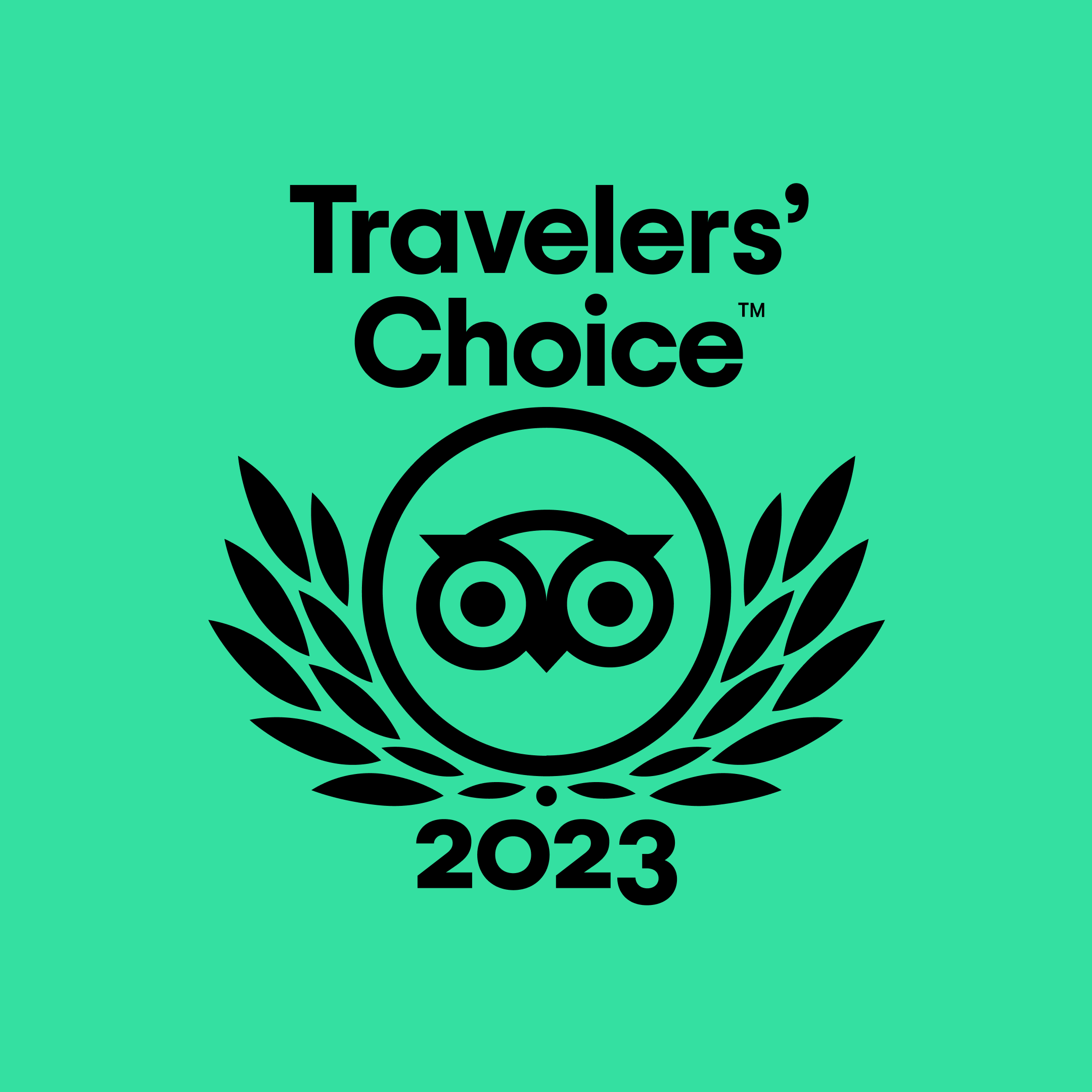 Tripadvisor Travellers' Choice 2023 - Veda5 Ayurveda Yoga Retreat Kerala