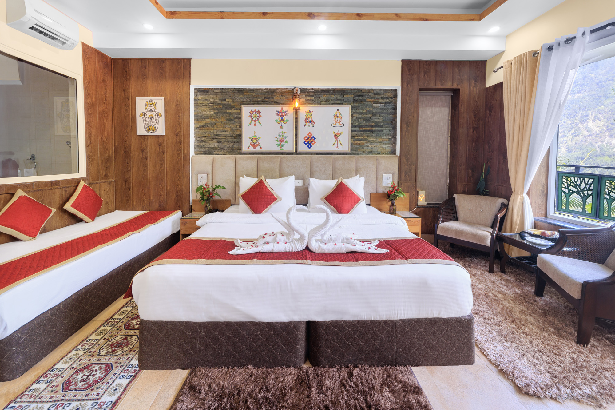 Best Ayurveda Yoga Wellness Retreat Resort Hotel Rooms in Rishikesh Kerala Goa India - Veda5