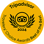 Tripadvisor Travelers Choice Best of the Best 2024 - Veda5 Ayurveda Yoga Wellness Rishikesh Kerala Goa Retreats India