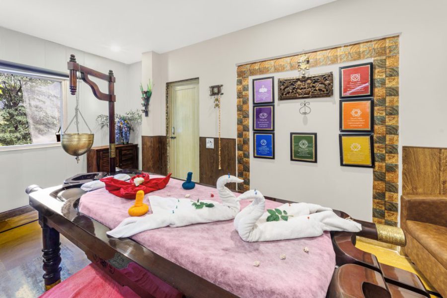 Panchakarma Treatment Room at Veda5 Ayurveda Panchakarma Yoga Retreat and Resort Kerala Goa Rishikesh India - Tripadvisor Best of the Best Award Winner